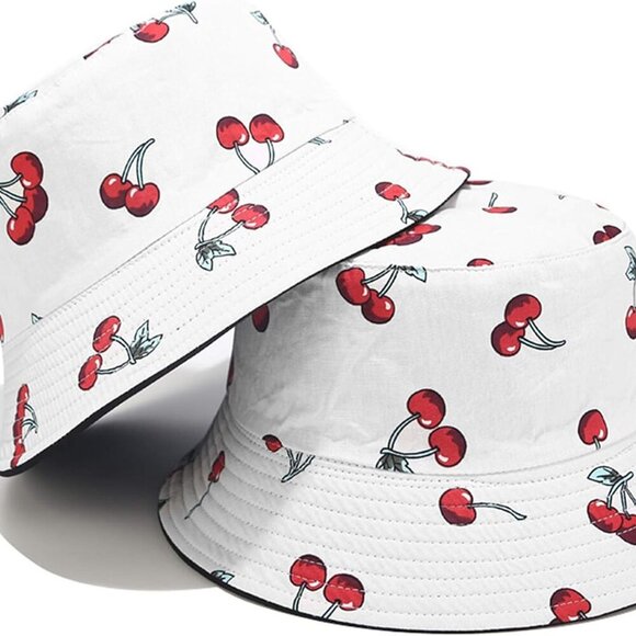 Reversible Unisex Bucket Hat Cotton Sun Rain Protection Travel Accessories - Picture 3 of 5